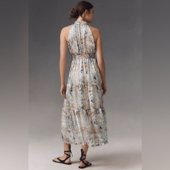 NWT Size XSP - Anthropologie  Somerset Maxi Dress: Halter Edition (NWT US$198) - Picture 2 of 14